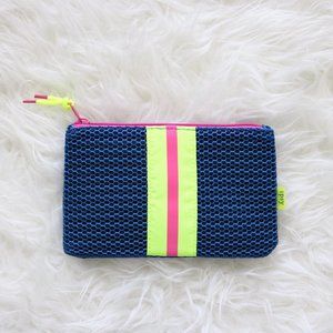 Sporty Striped Little Carry Pouch / Bag